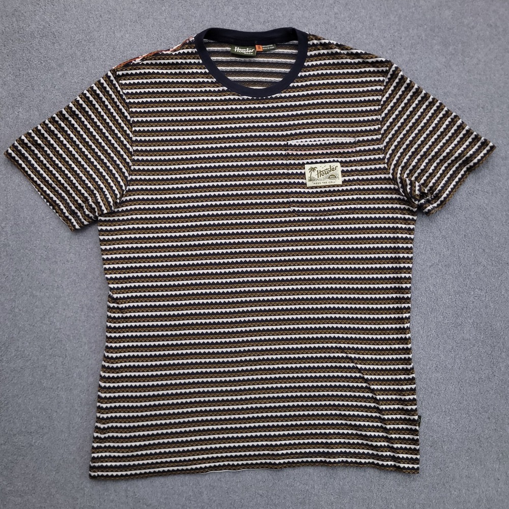 Howler Bros Shirt Mens Medium Jacquard Knit Aztec Classic Pocket Tee